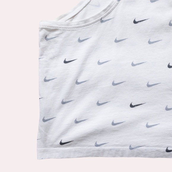 Nike Athletic Cut All Over Swoosh Cropped Tank - Picture 5 of 7